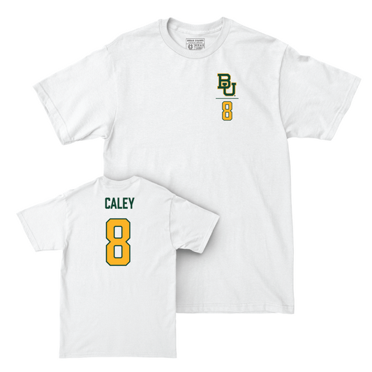 Baylor Baseball White Logo Comfort Colors Tee - Harrison Caley Small