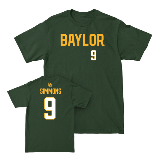 Baylor Baseball Green Wordmark Tee - Hunter Simmons Small