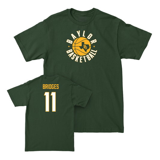 Baylor Men's Basketball Green Hardwood Tee - Jalen Bridges Small