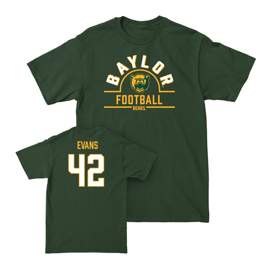 Baylor Football Forest Green Arch Tee - Jeremy Evans Small