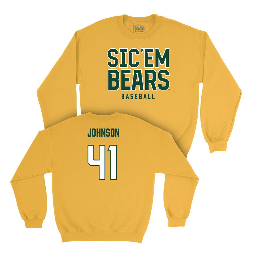 Baylor Baseball Gold Sic 'Em Crew - Jack Johnson Small