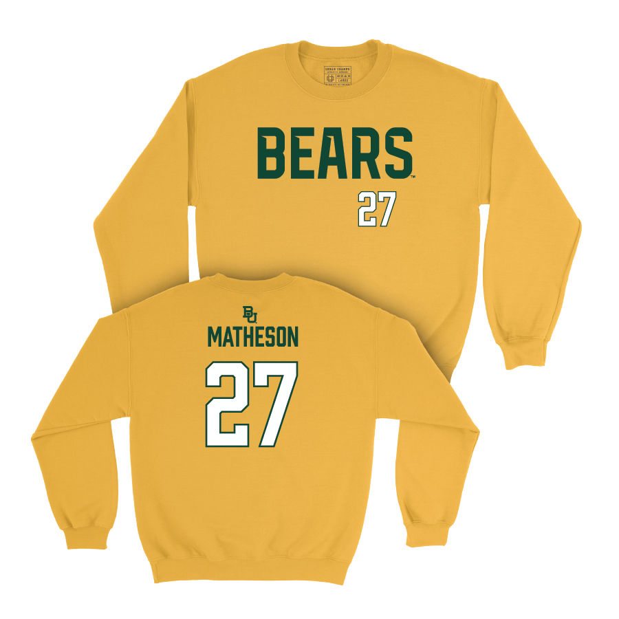 Baylor Baseball Gold Bears Crew - Jared Matheson Small