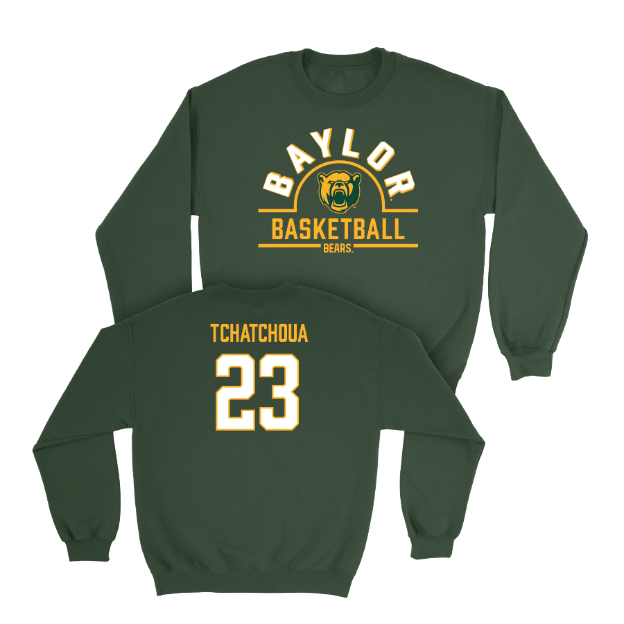 Baylor Men's Basketball Forest Green Arch Crew - Jonathan Tchatchoua Small