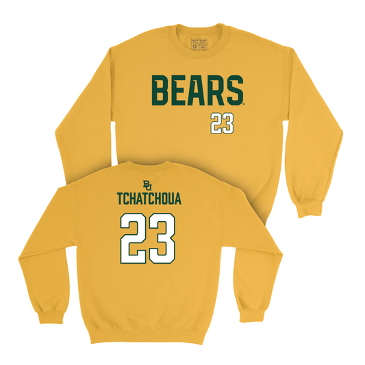 Baylor Men's Basketball Gold Bears Crew - Jonathan Tchatchoua Small