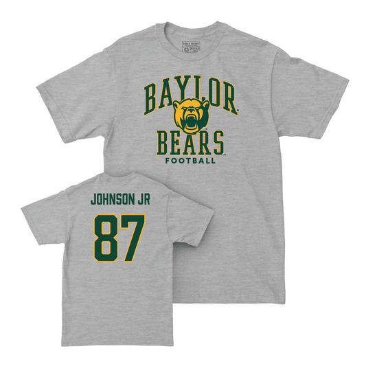 Baylor Football Sport Grey Classic Tee - Kelsey Johnson Jr. Small