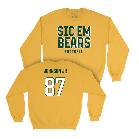 Baylor Football Gold Sic 'Em Crew - Kelsey Johnson Jr. Small