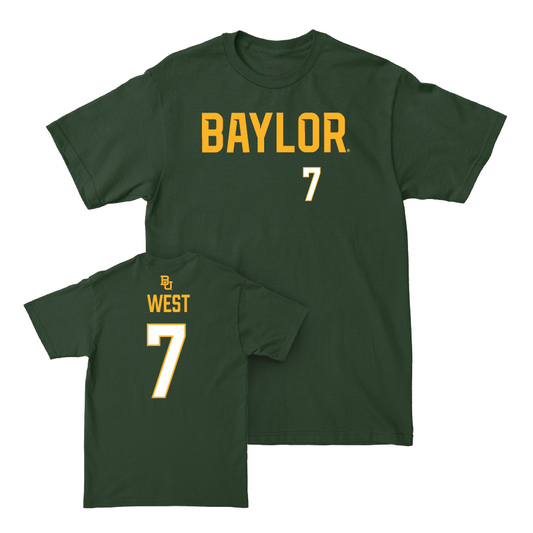 Baylor Softball Green Wordmark Tee - Kaci West Small