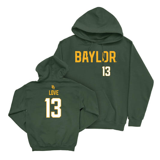 Baylor Men's Basketball Green Wordmark Hoodie - Langston Love Small