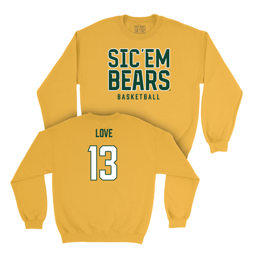 Baylor Men's Basketball Gold Sic 'Em Crew - Langston Love Small