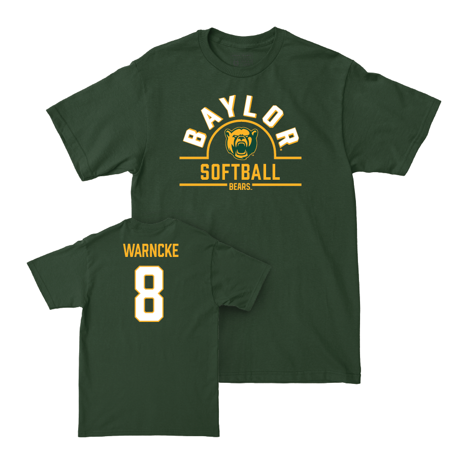 Baylor Softball Forest Green Arch Tee - Lexie Warncke Small