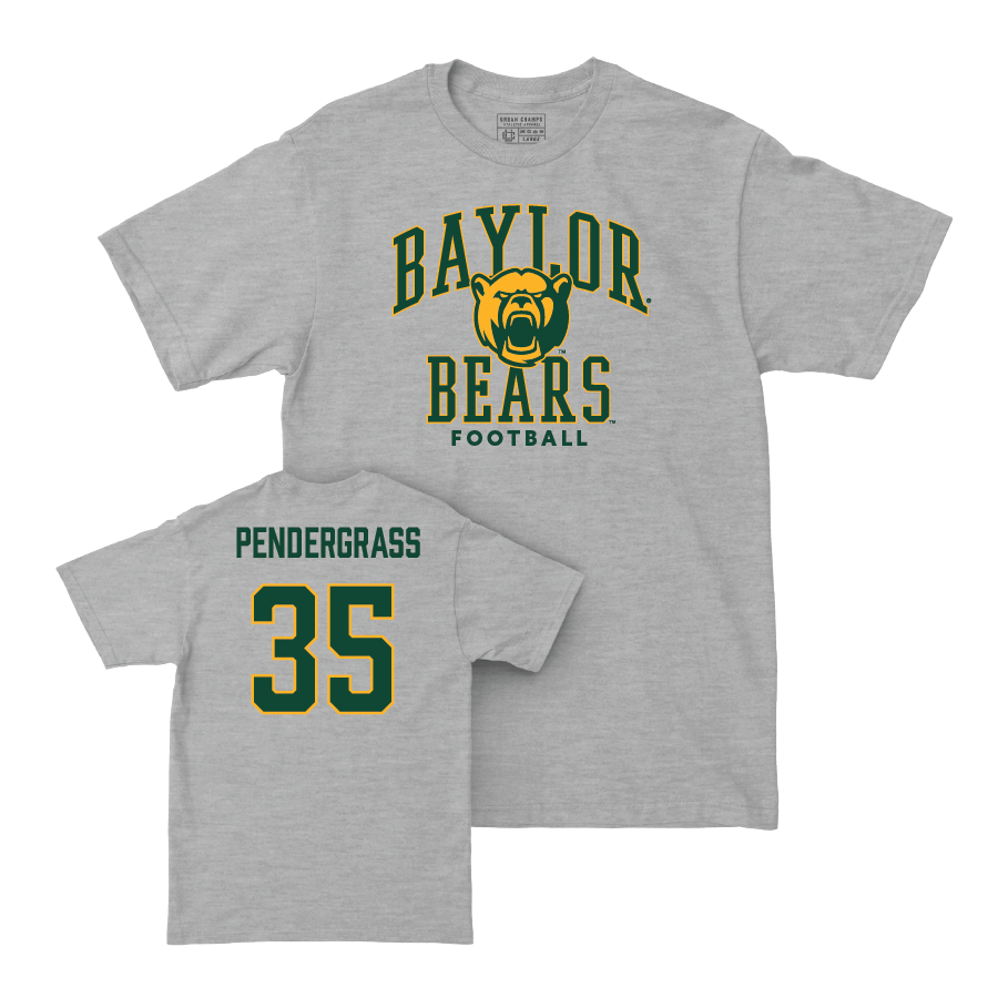 Baylor Football Sport Grey Classic Tee - William Pendergrass Small