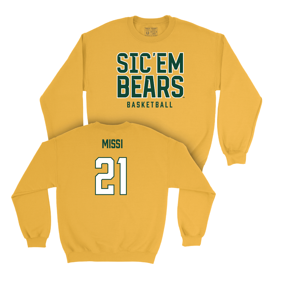 Baylor Men's Basketball Gold Sic 'Em Crew - Yves Missi Small