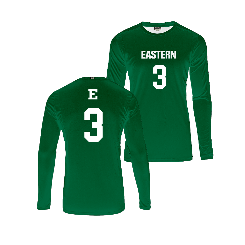 Eastern Michigan Women's Volleyball Green Jersey - Angel Baylark | #3