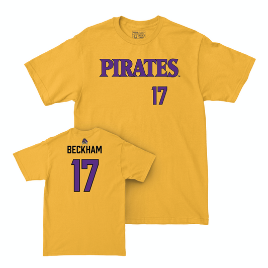 East Carolina Women's Volleyball Gold Pirates Tee  - Kenzie Beckham