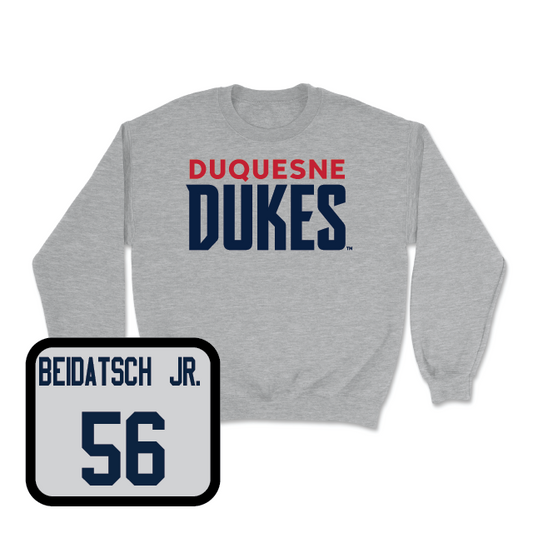 Duquesne Football Sport Grey Lock Crew - Brian Beidatsch Jr.