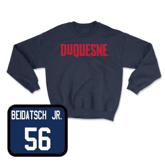 Duquesne Football Navy Duquesne Crew - Brian Beidatsch Jr.