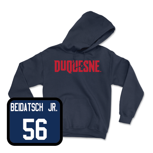 Duquesne Football Navy Duquesne Hoodie - Brian Beidatsch Jr.