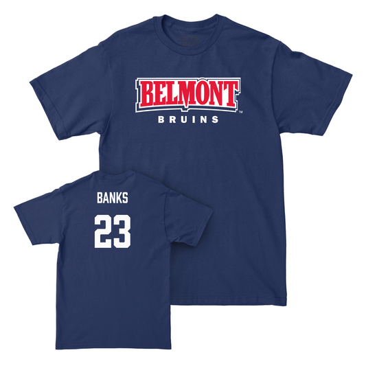 Belmont Women's Basketball Navy Belmont Tee - Jailyn Banks Small