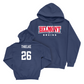 Belmont Baseball Navy Belmont Hoodie Small / Jett Thielke | #26