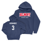 Belmont Baseball Navy Belmont Hoodie Small / Zach Hernandez | #3