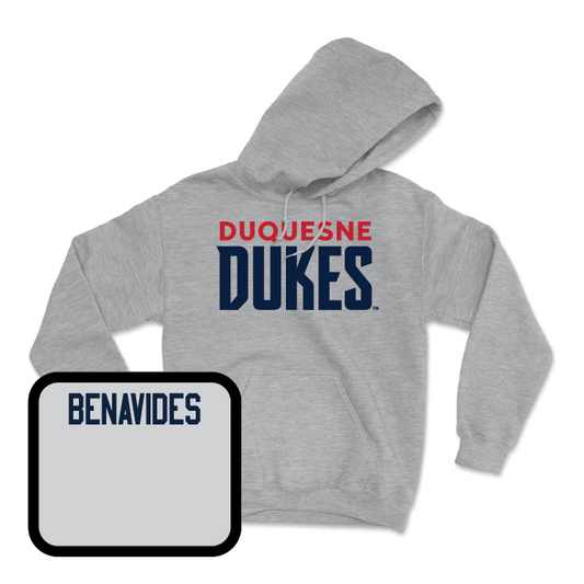 Duquesne Women's Rowing Sport Grey Lock Hoodie  - Alice Benavides