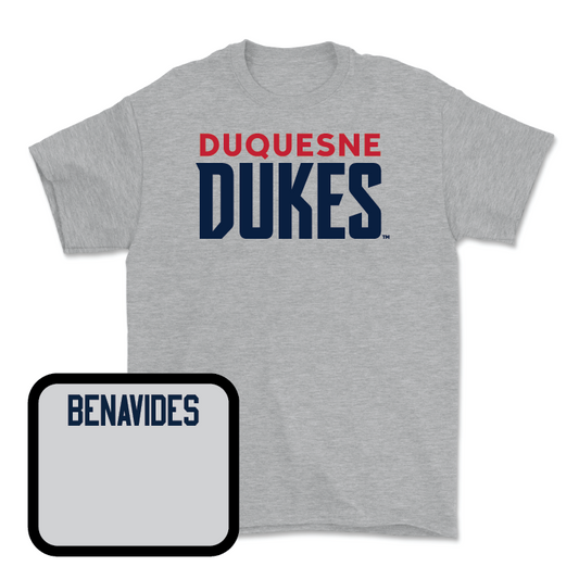 Duquesne Women's Rowing Sport Grey Lock Tee  - Alice Benavides