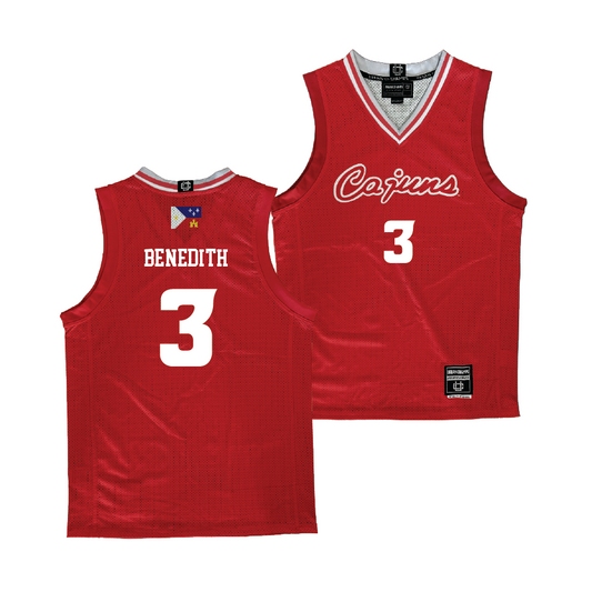 Louisiana Women's Basketball Red Jersey - Nubia Benedith | #3