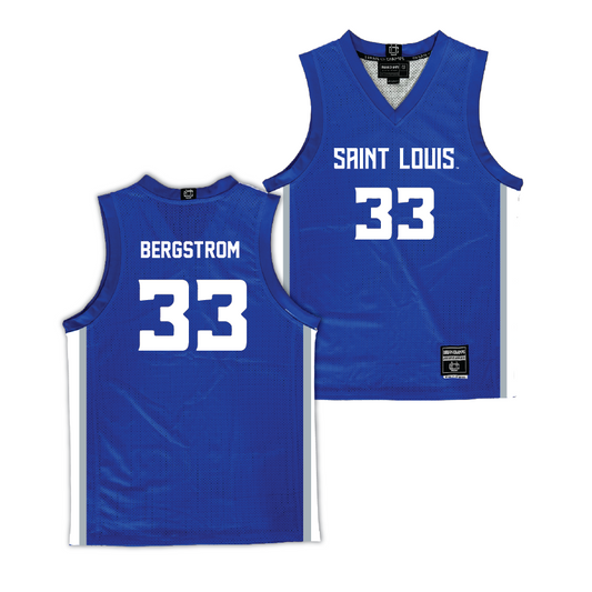 Saint Louis Women's Basketball Royal Jersey  - Mia Bergstrom