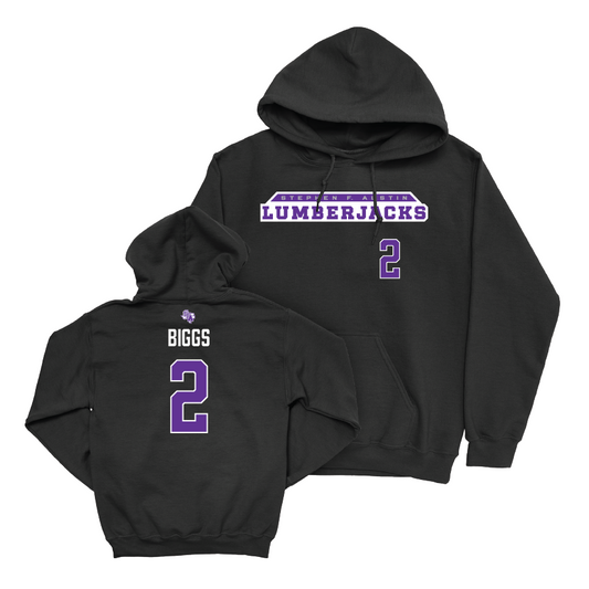 SFA Baseball Black Lumberjacks Hoodie  - Tom Biggs