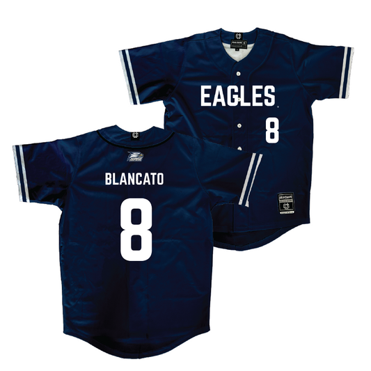 Georgia Southern Baseball Navy Jersey  - Sam Blancato