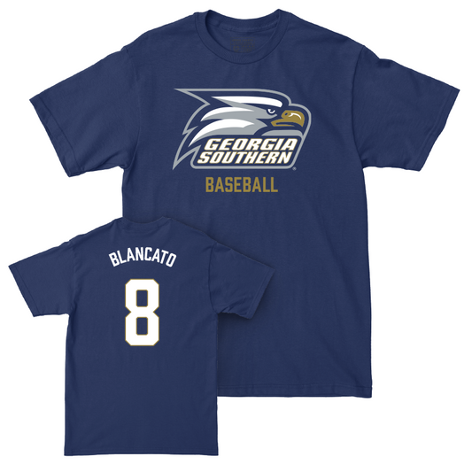 Georgia Southern Baseball Navy Staple Tee  - Sam Blancato