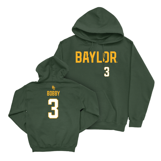 Baylor Football Green Wordmark Hoodie - Devyn Bobby