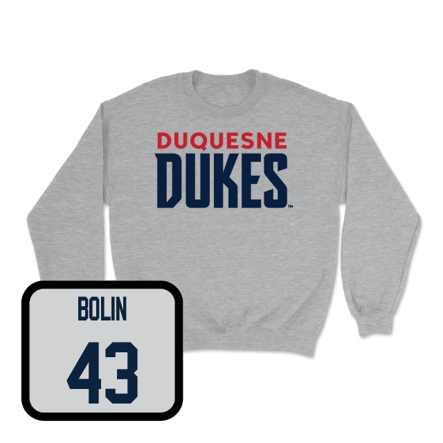 Duquesne Football Sport Grey Lock Crew - Seth Bolin