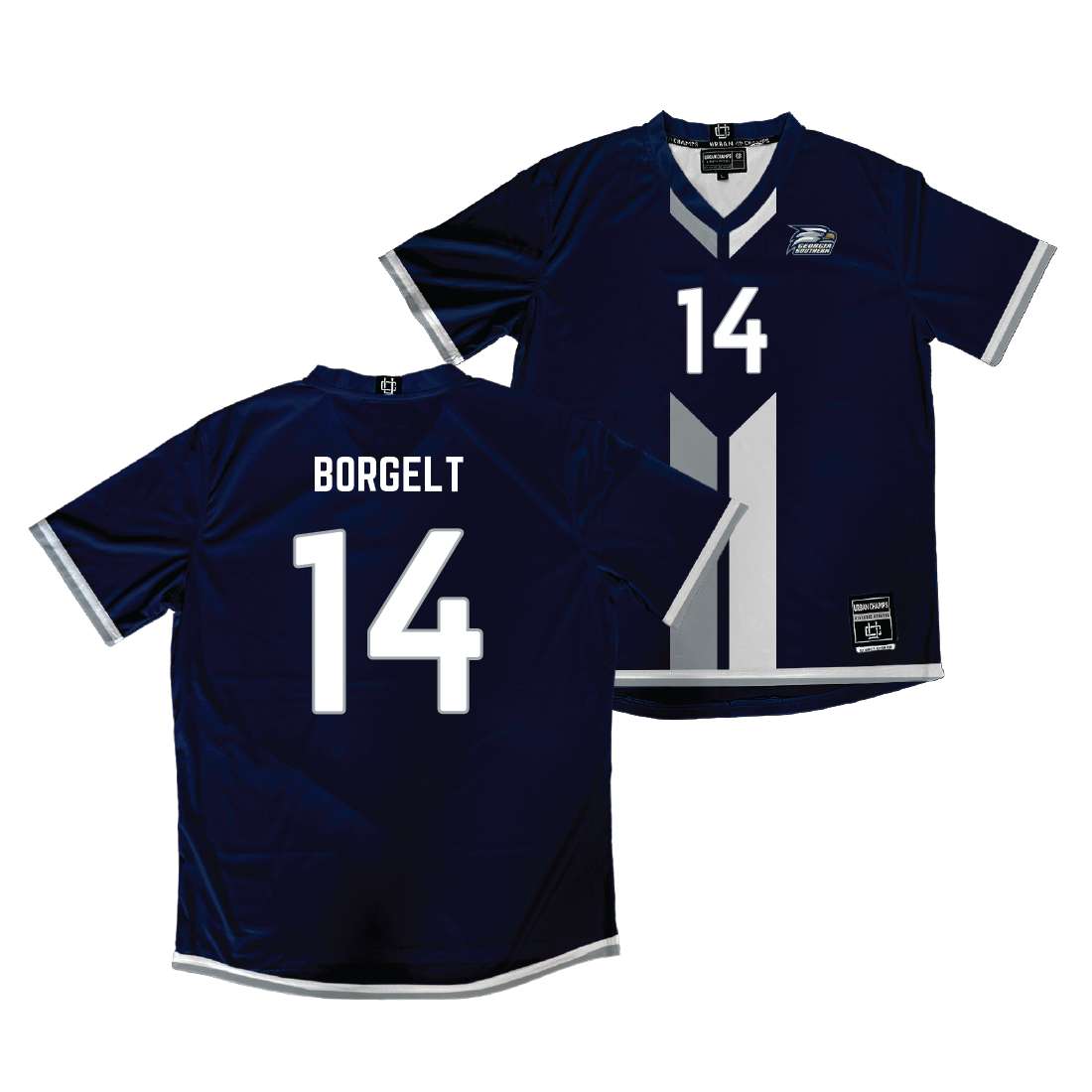 Georgia Southern Women's Soccer Navy Jersey - Carley Borgelt