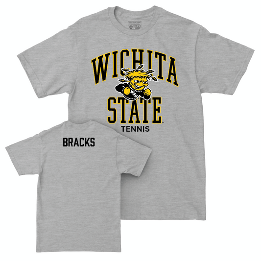 Wichita State Men's Tennis Sport Grey Classic Tee  - Luke Bracks