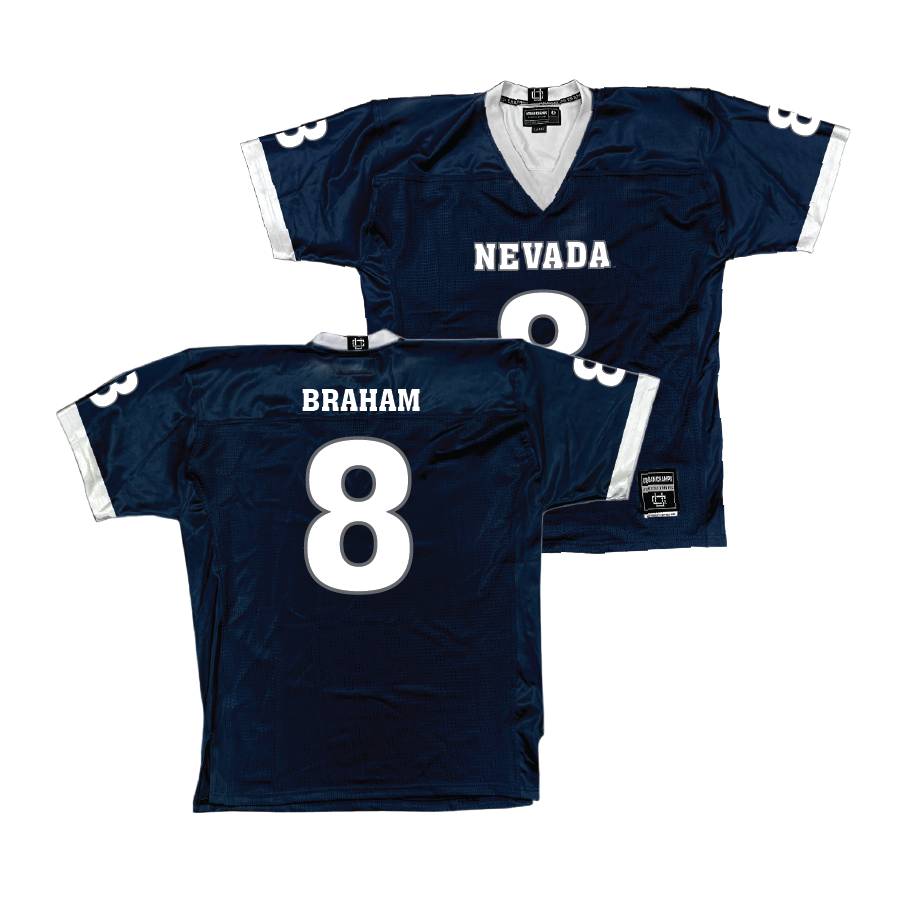 Nevada Navy Football Jersey    - Cortez Braham