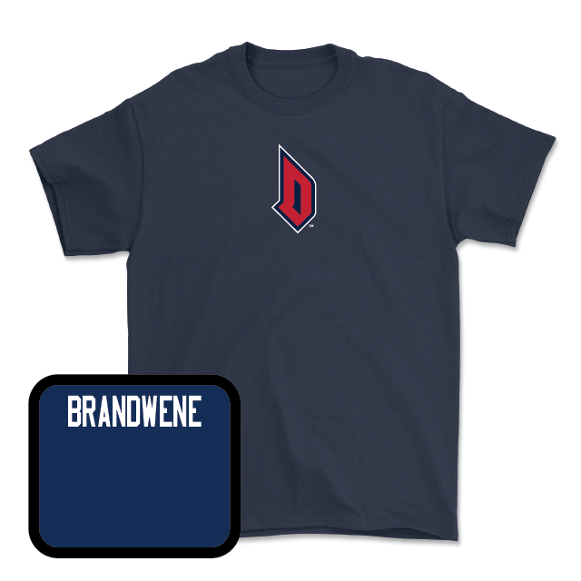 Duquesne Women's Triathlon Navy Monogram Tee - Sophie Brandwene