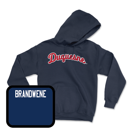 Duquesne Women's Triathlon Navy Script Hoodie - Sophie Brandwene