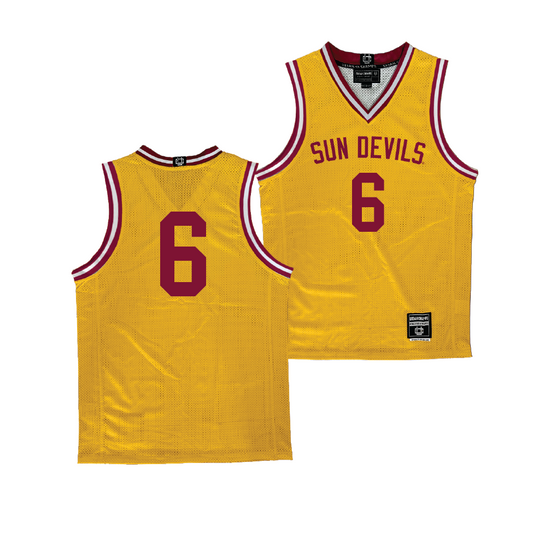 Arizona State Men's Basketball Gold Jersey - Connor Braun