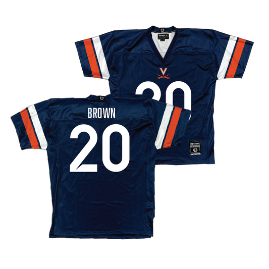 UVA Football Navy Jersey - Xavier Brown | #20