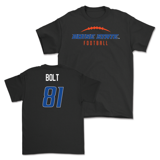 Boise State Football Black Gridiron Tee - Austin Bolt Youth Small