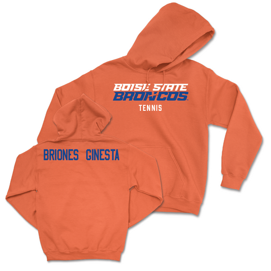 Boise State Women's Tennis Orange Staple Hoodie - Ariadna Briones Ginesta Youth Small