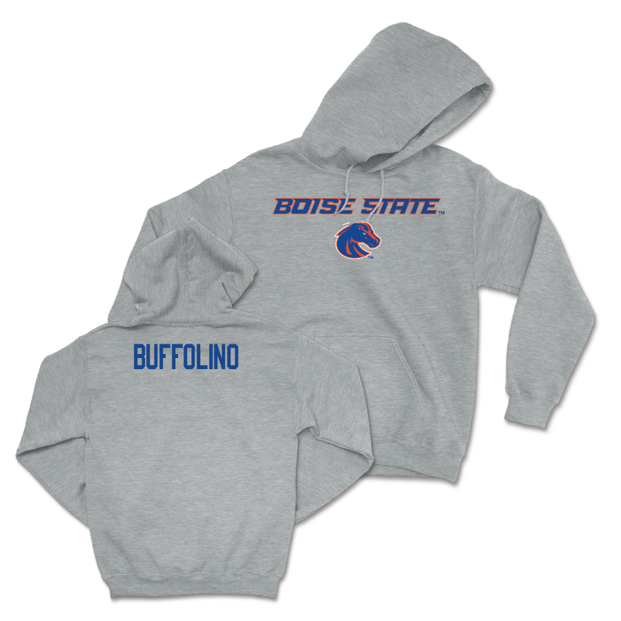 Boise State Women's Golf Sport Grey Classic Hoodie - Annie Buffolino Youth Small