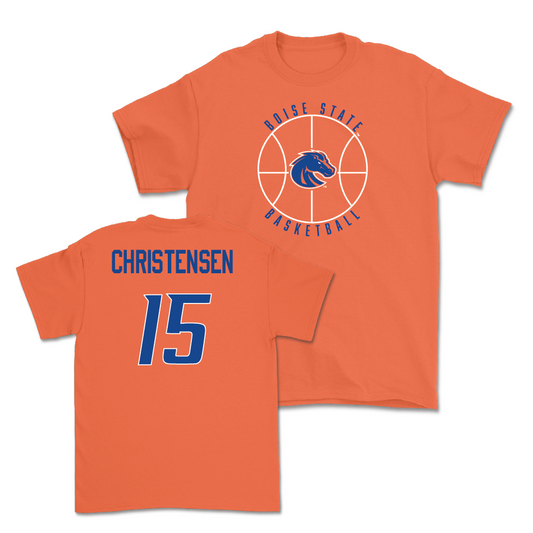 Boise State Women's Basketball Orange Hardwood Tee - Alyssa Christensen Youth Small