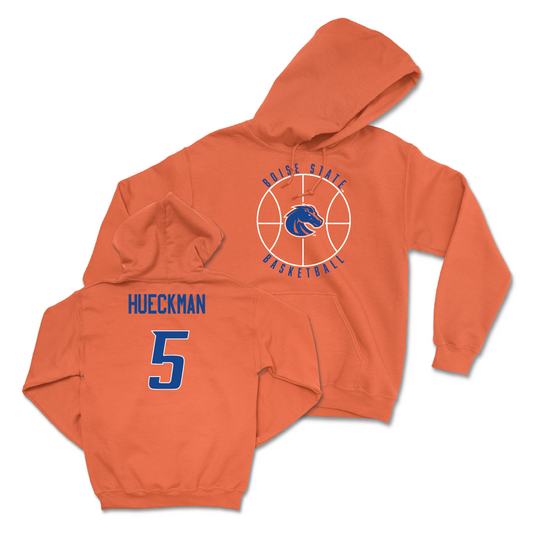 Boise State Women's Basketball Orange Hardwood Hoodie - Allie Hueckman Youth Small