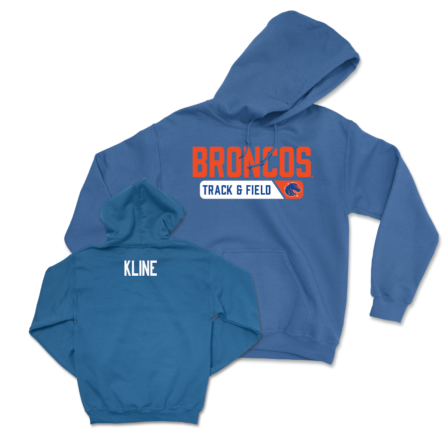 Boise State Women's Track & Field Blue Sideline Hoodie - Alexee Kline Youth Small