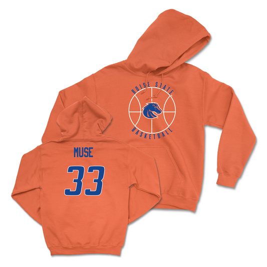 Boise State Women's Basketball Orange Hardwood Hoodie - Abigail Muse Youth Small