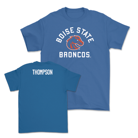 Boise State Men's Cross Country Blue Arch Tee - Alex Thompson Youth Small