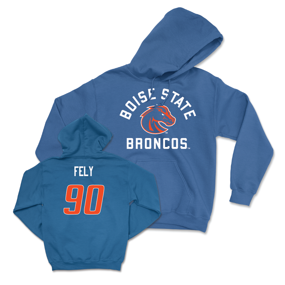 Boise State Football Blue Arch Hoodie - Braxton Fely Youth Small