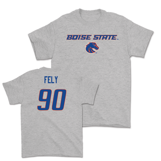 Boise State Football Sport Grey Classic Tee - Braxton Fely Youth Small